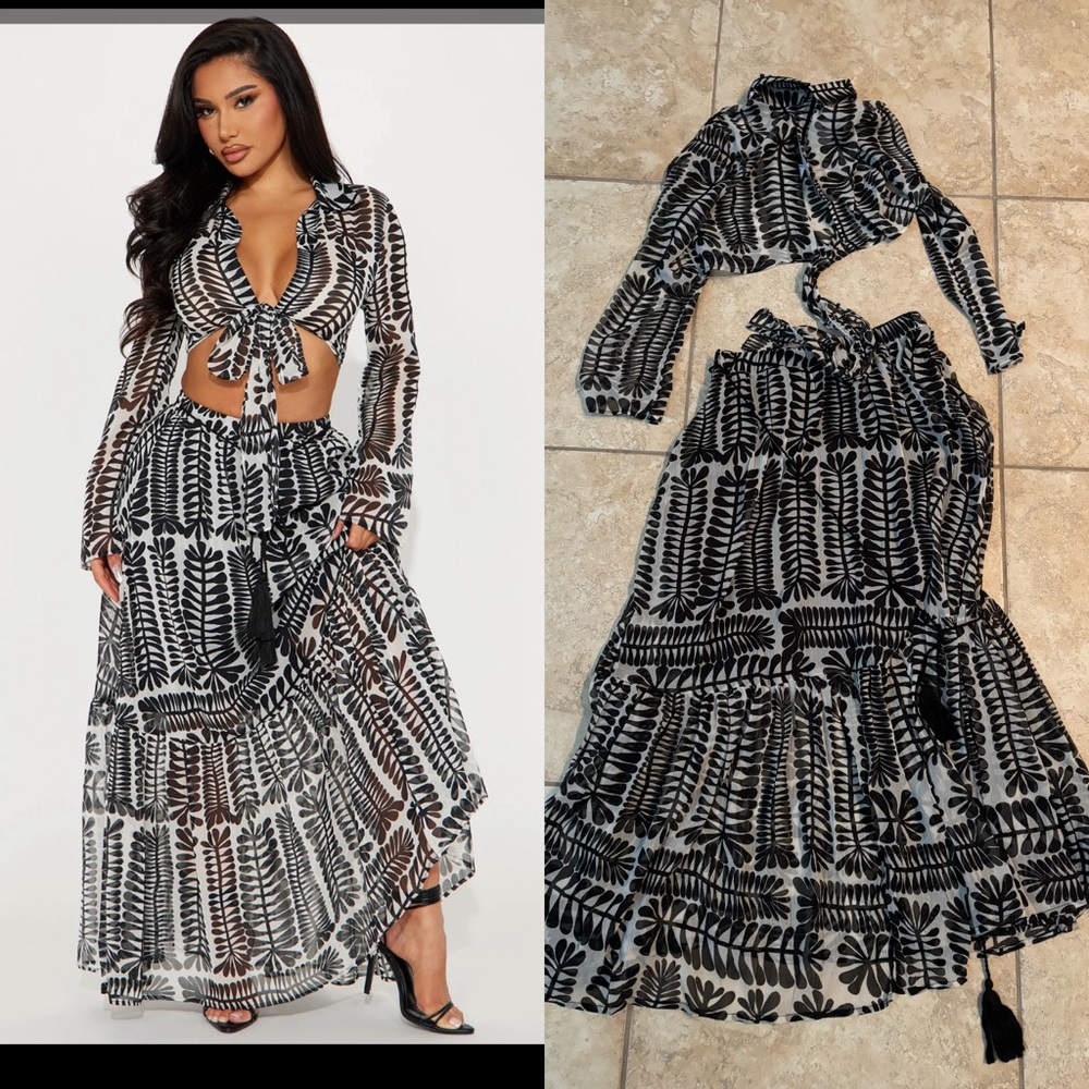 NWT fashion nova 2piece set